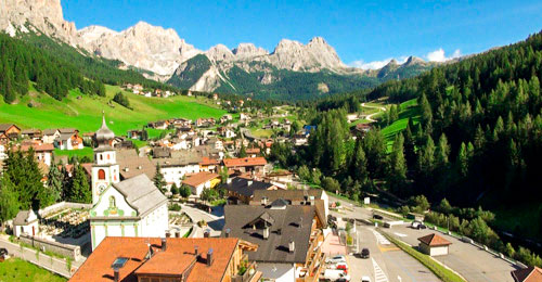 Panorama von Sankt Kassian